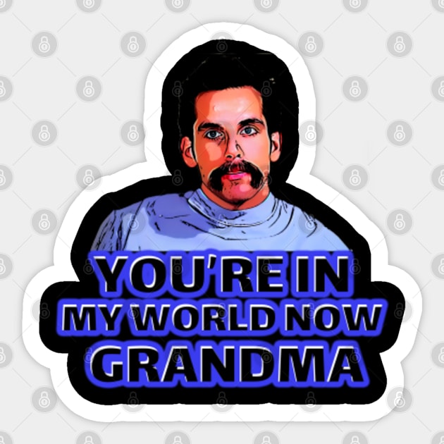 You're in My World Now T-Shirt - Happy Gilmore Edition Sticker by Pixel Draws